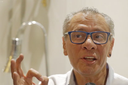 El exvicepresidente Jorge Glas, quien está recluido en La Roca.