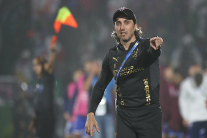 Luis Zubeldía ganó la Copa Sudamericana 2023 con Liga de Quito.