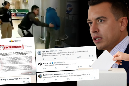 Fotomontaje para graficar este artículo de desinformación sobre la consulta popular.