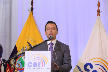 El presidente de la República, Daniel Noboa.