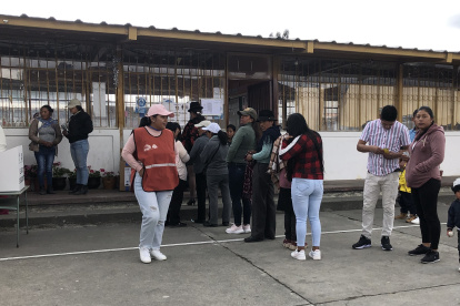 En Latacunga, a lo largo de la jornada no se reportaron inconvenientes mayores.