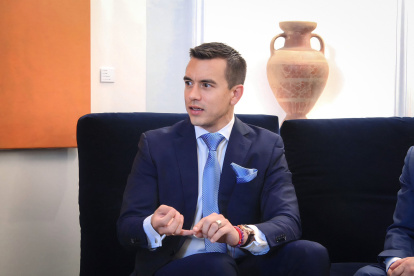 El presidente Daniel Noboa asistió a la sesión solemne por la provincialización de El Oro.