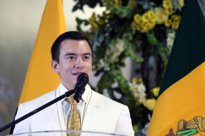 El presidente Daniel Noboa asistió a la sesión solemne por la provincialización de El Oro.