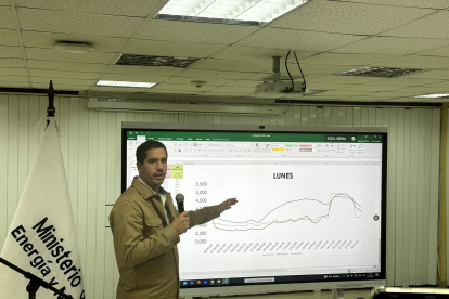 El ministro encargado de Energía, Roberto Luque.