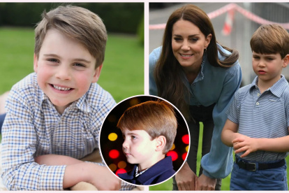 Kate Middleton y el príncipe Luis