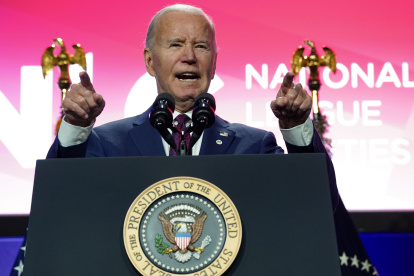 Ejecutivo.- El presidente de Estados Unidos, Joe Biden, en uno de sus discursos.
