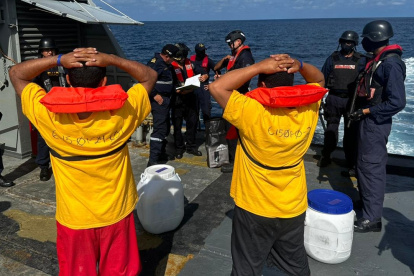 Lucha. Imagen referencial de los controles que ejecuta la Armada.