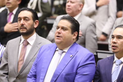 El procurador general del Estado, Juan Carlos Larrea, en un evento público.