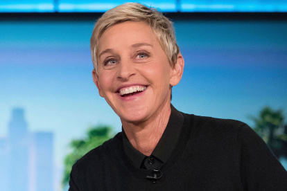Ellen Degeneres, comediante y presentadora de televisión.