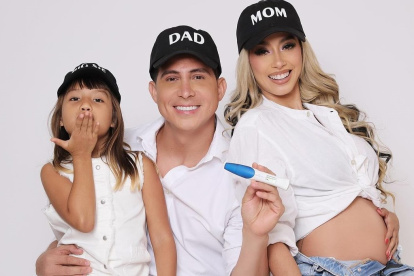 Don Day con Elizabeth y la hija de ella.