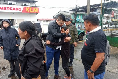 Wewa no podía aguantar el dolor por la pérdida de su hijo, Diego Ima, jefe político de Curaray.