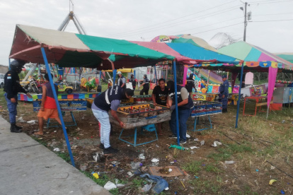 El personal del Municipio realizaron las labores