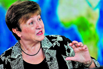 Ejecutiva.- La directora del Fondo Monetario Internacional (FMI), Kristalina Georgieva.