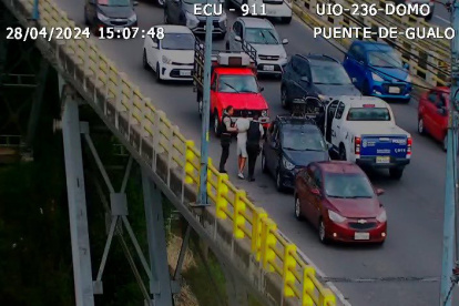 Una de las alertas fue en el puente de Gualo.