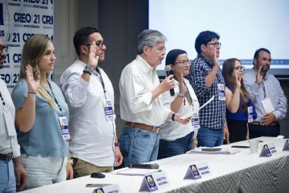 Guillermo Lasso participó de la convención nacional del movimiento CREO.