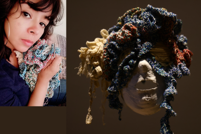 La artista se especializa en la tejeduría y el diseño sonoro experimental