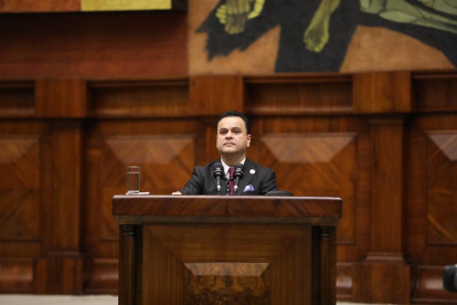 Esteban Bernal fue ministro de Inclusión en el mandato de Lasso y presidente de CREO.