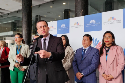 El asambleísta Jorge Peñafiel anunció la acción presentada.