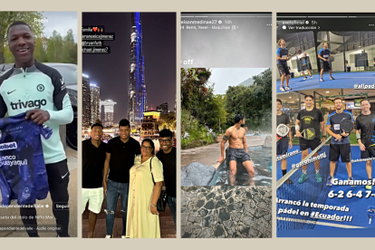 Ellos tienen una vida fuera de la cancha y está plasmada en las redes sociales.