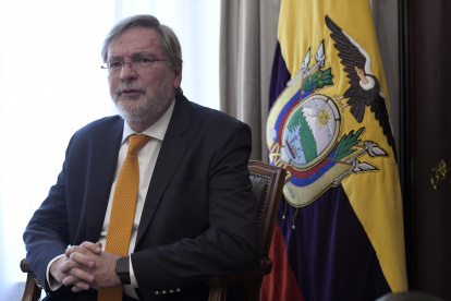 El embajador de Ecuador ante Países Bajos, Andrés Terán, en una imagen de archivo.
