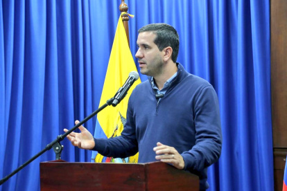 Roberto Luque, ministro encargado de Energía y Minas.