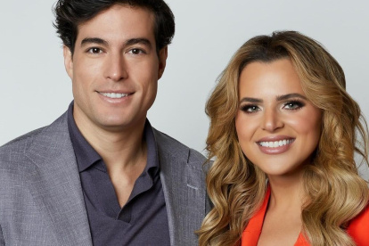 Danilo Carrera con Isabella