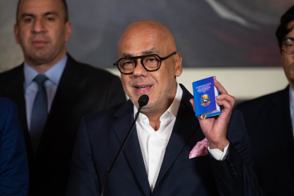 Caracas. El presidente de la Asamblea Nacional, Jorge Rodríguez.