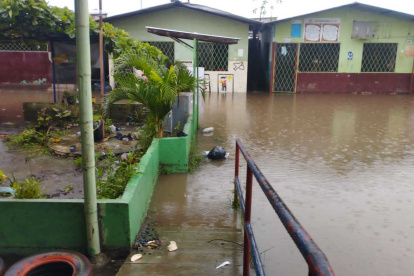 Estado de la escuela Agustín Guerrero Lizarzaburo, de la cooperativa Sergio Toral, la semana pasada.