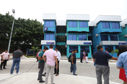 Una veintena de contenedores más integran la segunda etapa de las Residencias Politécnicas.