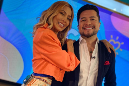 Jorge Heredia con Jasú Montero.