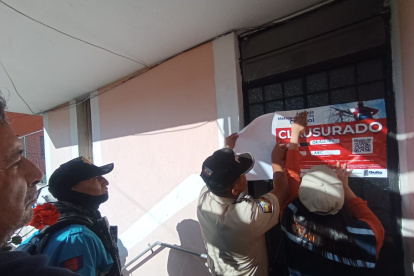 Autoridades de la AMC colocaron los respectivos sellos de clausura