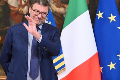 Autoridad.- El ministro de Economía de Italia, Giancarlo Giorgetti.