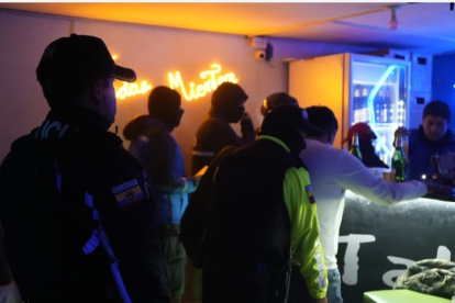 El operativo en La Michelena dejó ocho locales clausurados.