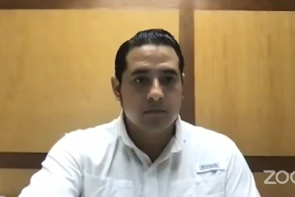 Ronny Aleaga fue la sorpresa durante la comparecencia de la fiscal Diana Salazar.