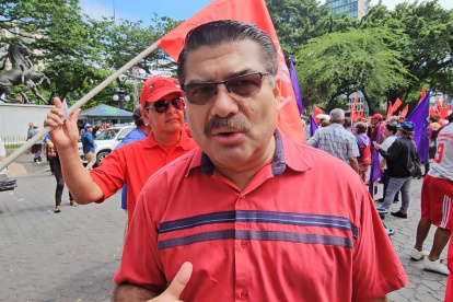 Jorge Escala es dirigente de la Unión Nacional de Educadores (UNE) y fue asambleísta.