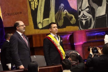 En su posesión, el presidente Daniel Noboa delineó un Gobierno que dista con la realidad.