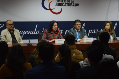 Solanda Goyes señaló que el concurso de jueces es uno de los principales procesos que lleva adelante la Judicatura.