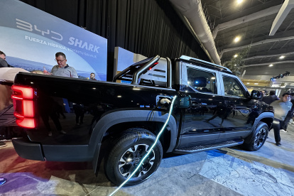 La BYD Shark es la primera híbrida enchufable que ingresará al mercado ecuatoriano en el cuarto trimestre de 2024.