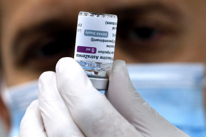Vacuna.- Una dosis contra la Covid-19 de la empresa farmacéutica AstraZeneca.