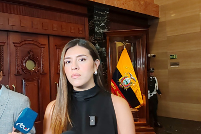 Centeno, jefa de bancada de ADN, considera que se vulneró el debido proceso en la comparecencia de la fiscal del Estado, en esa sesión se recibió a Ronny Aleaga.