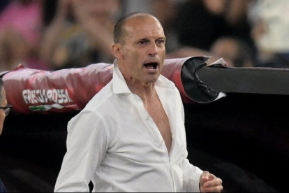 El director técnico de Juventus fue suspendido luego de su reacción