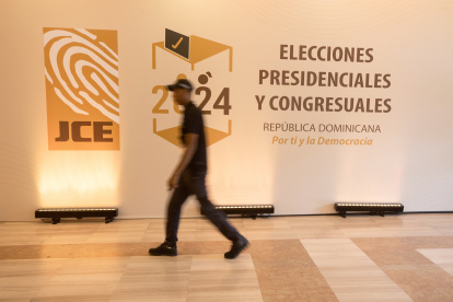 Está listo el montaje del Centro de Divulgación de Datos de las elecciones presidenciales de República Dominicana.