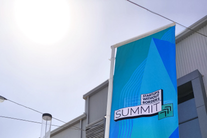 Vista del recinto de la quinta edición de la cumbre de la organización Startups Without Borders. EFE/Isaac J. Martín