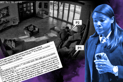 Fotomontaje relacionado con el caso Encuentro, en específico con las menciones a Víctor Araus, Nain Massuh, Tomislav Topic y Andersson Boscán.