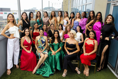 Candidatas a Miss Universo Ecuador 2024.