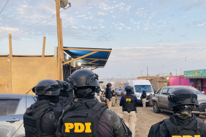 Detectives realizan la llamada "Operación Tren del Norte IV", en el marco de una investigación a dos organizaciones criminales.