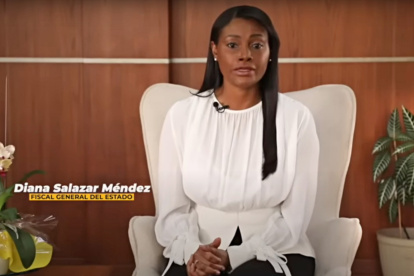 Declaración. La fiscal Diana Salazar grabó y publicó un video en su recién creada cuenta en YouTube.