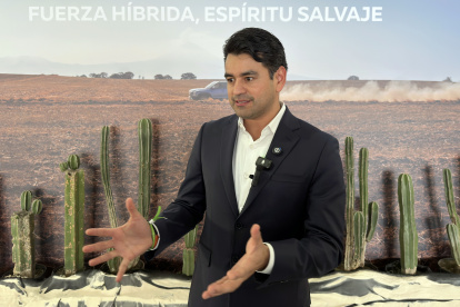 Jorge Burbano, country Manager de BYD en Ecuador, en días pasados, en México.