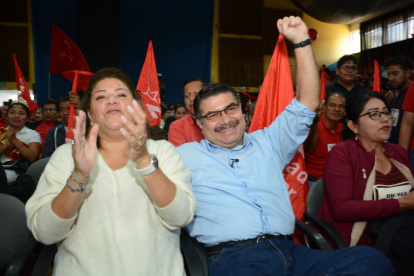 Jorge Escala fue presentado como el precandidato presidencial de Unidad Popular (UP), este 18 de mayo de 2024 en Quito.