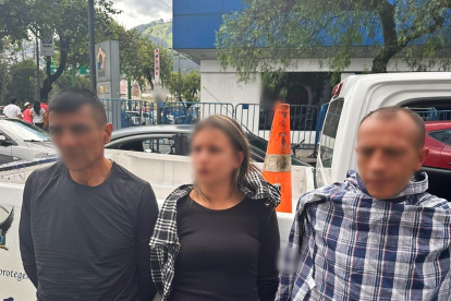 Los tres detenidos son los presuntos implicados en el delito de robo a domicilios.